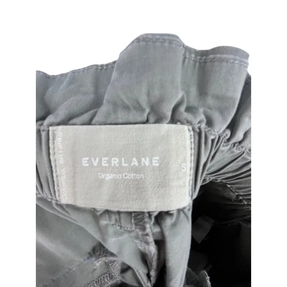 Sage Green Paperbag Waist Pants Everlane Organic Cotton Pull On Size S